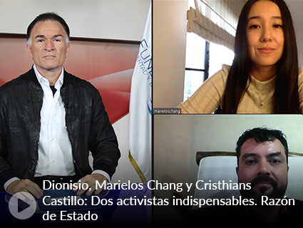 Dionisio, Marielos Chang y Cristhians Castillo: Dos activistas indispensables. Razón de Estado