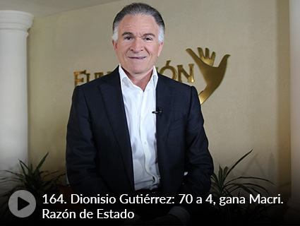 164. Dionisio Gutiérrez: 70 a 4, gana Macri. Razón de Estado