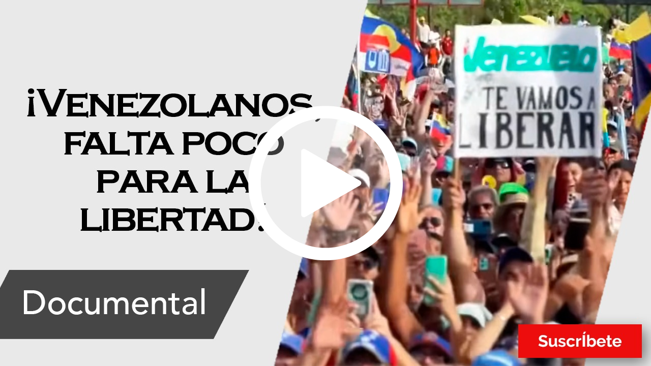 ⁠¡Venezolanos, falta poco para la libertad! 