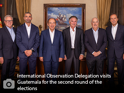  International Observation Delegation visits Guatemala for the second round of the elections
