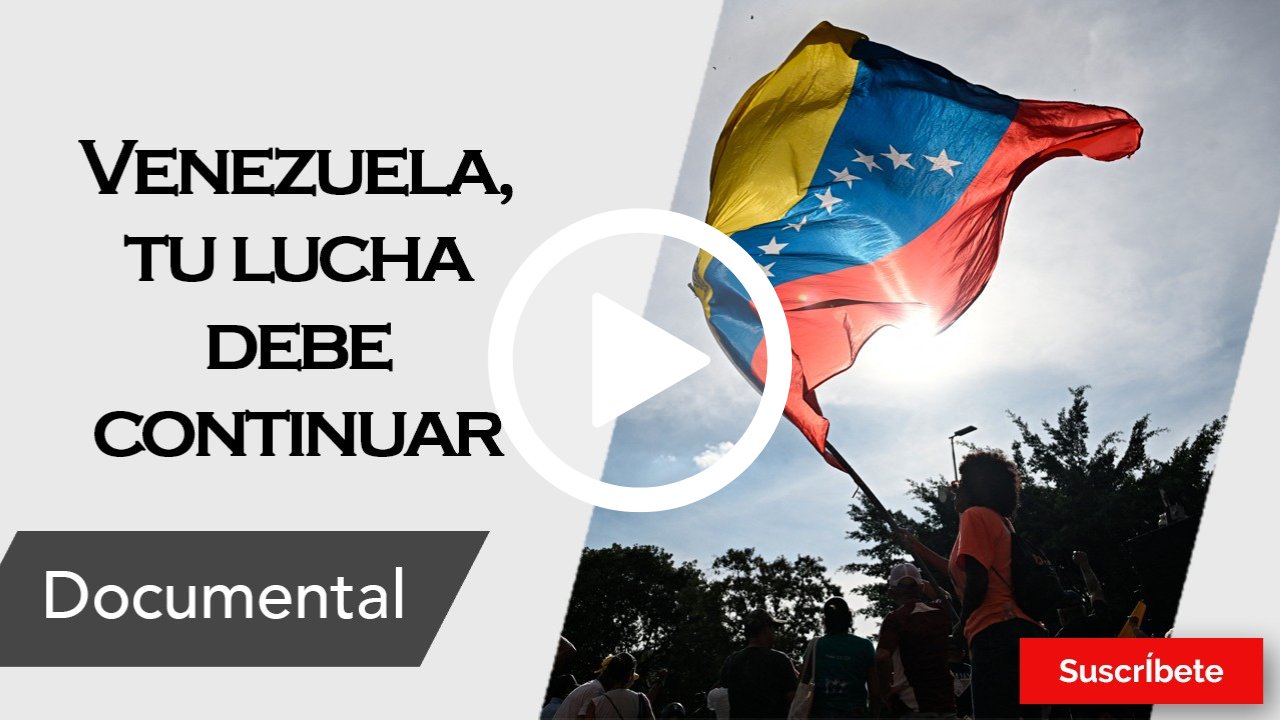 391. Venezuela, tu lucha debe continuar.