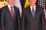 Dionisio Gutiérrez con James Milford, experto en seguridad global y exdirector adjunto de la DEA en Washington