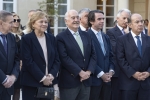 Presidentes durante los discursos de la Cena por la Libertad