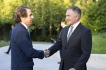 Dionisio Gutiérrez y el presidente José María Aznar