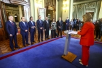 Visita de los expresidentes de Iberoamérica al Parlamento Asturiano