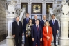 Visita de los expresidentes de Iberoamérica al Parlamento Asturiano